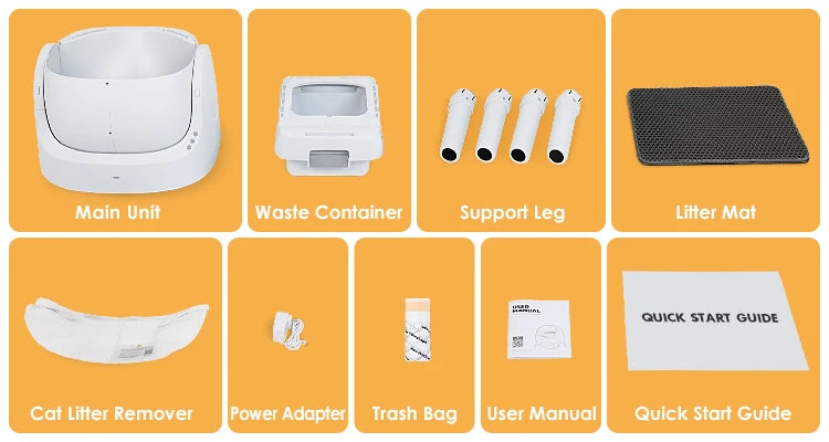 Self-Cleaning Automatic Cat Litter Box