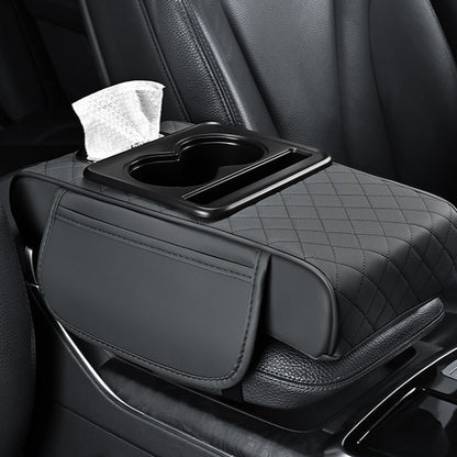 Premium Car Armrest Organizer With Cup Holders & Storage Compartments